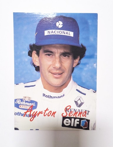 Cartolina ayrton senna - ayrton,