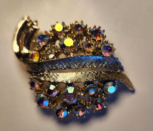 Spilla nastro strass - spilla,
