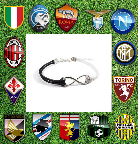 Bracciale infinito squadra - squadra, di