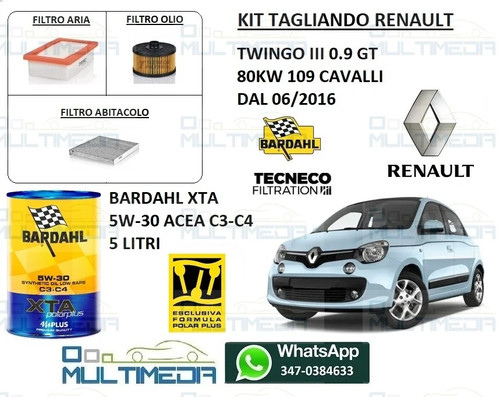 Kit tagliando filtri - kit,