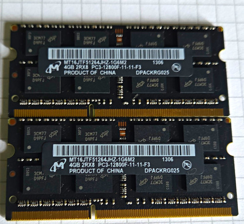 Micron ddr3 - 8, gb