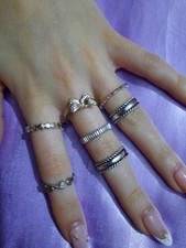 Set anelli argento - 7,