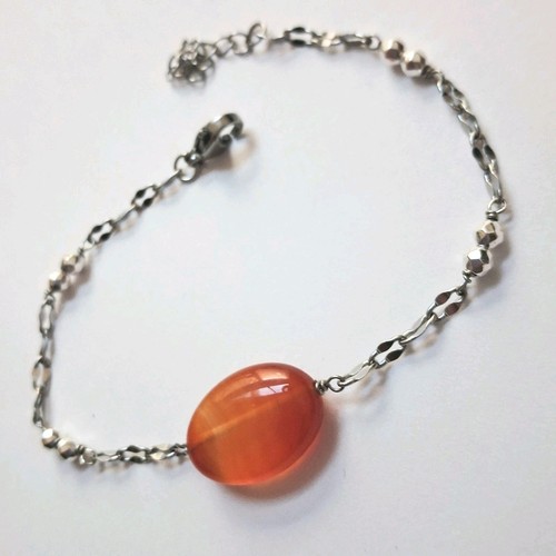 Bracciale acciaio con - in,