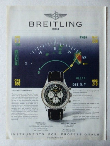1996 pub breitling watch - 4/1996,