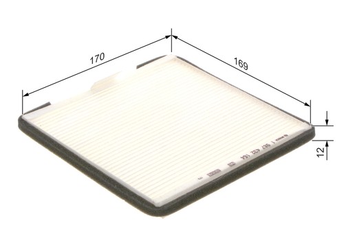 Filtro antipolline bosch 1 - filtro,