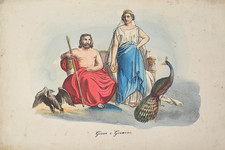 Antica Stampa 1858 - GIOVE E