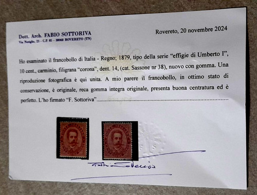 1879 umberto centesimi 10 - i°,