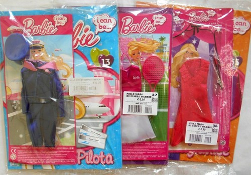 Lotto abiti barbie i can - -,