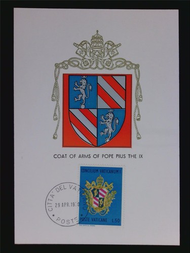 Vaticano 1970 stemma pio - mk, ix