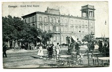 1919 Viareggio Grand Hotel Regina GULLER Saltocchio DEST. Lucca FP B/N VG ANIM.