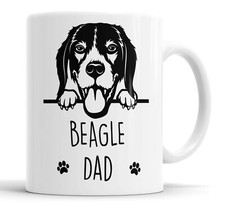 Beagle Dad Mug Pet Present Beagle Dog Dad Friend Funny Gift Mug