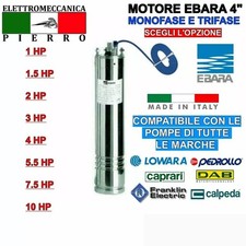 Motore pompa sommersa lowara - pompa,