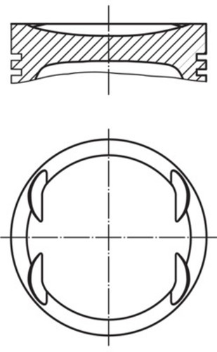 Pistone mahle 011 per - pistone, 69