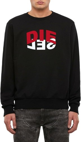 Felpa diesel uomo - felpa, nera