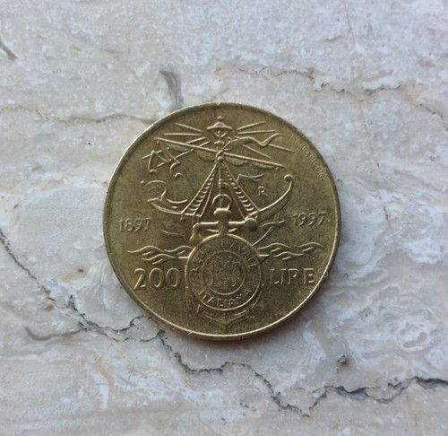 200 lire 1997 stemma - 1997, della