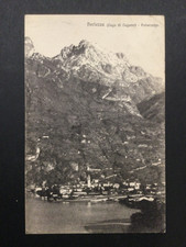 Porlezza Lago di Lugano antica cartolina viaggiata anno 1922