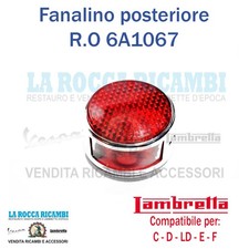 Fanalino Posteriore Lambretta C - D - LD (fino al 1956) - E - F