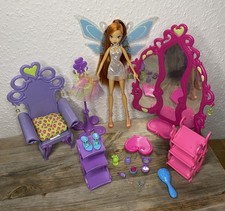 Winx Club Bloom Doll e Glam Magic Enchantix Spogliatoio Playset Bambola Mattel