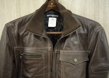GIANFRANCO FERRE, BOMBER VINTAGE IN PELLE, COMPLETAMENTE FODERATO, CIRCA 2009