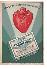 Cartolina SCHIAPPARELLI Torino prodotti farmaceutici Cardietone 1930 per Lecco