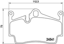 BREMBO P 65 028 Kit pastiglie