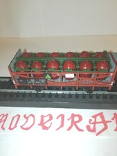 PIKO-CARRO MERCI CON BOTTI HO PER FINE CONVIGLIO UN SOLO GANCIO HO