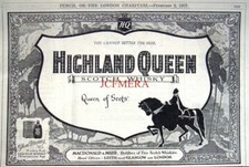 'HIGHLAND QUEEN' Whisky 1927