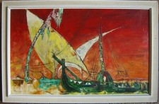 ::BARCHE A VELA AL CREPUSCOLO