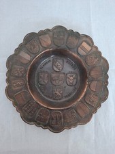 Vintage Bronze Swiss Plate