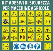 Pittogrammi adesivi segnale - 15,
