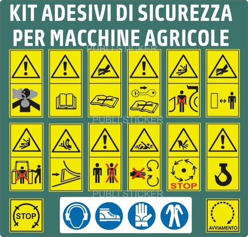Pittogrammi adesivi segnale - pittogrammi,