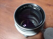 Leitz Leica RARISSIMO SUMMICRON PRIMO TIPO 90 MM F.2 PIÙ RARO.DEL NOCTILUX 50 !!