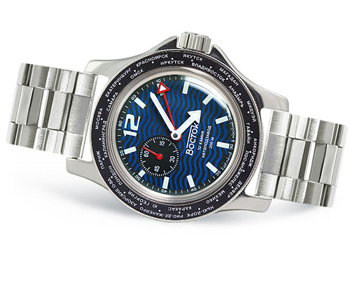 Vostok amfibia automatico gmt - vostok,