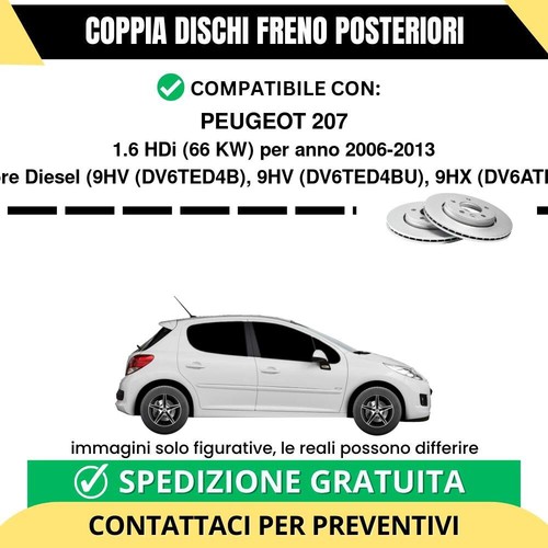 Coppia dischi freno posteriori - coppia,