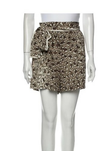 Gonna pantalone seta - , marrone