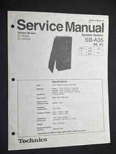 Technics SB-A35 M K Manuale di