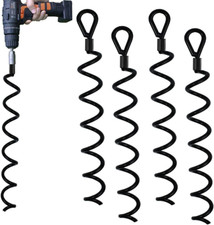 Kit di ancoraggio per capannone a spirale da 40,5 cm, tende, tettoie, capannoni,