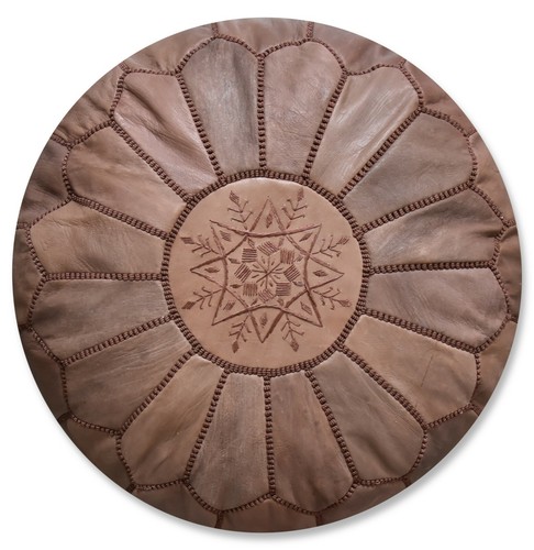 Pouf marocchino pelle - marocchino, in