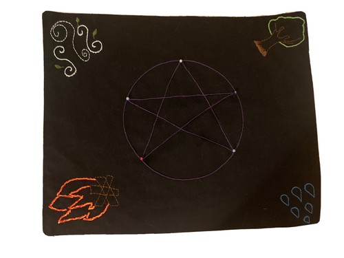 Telo altare wicca pagano - altare,