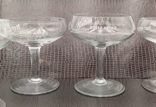 Rosso antico buton bicchieri - antico, 4