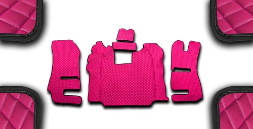 Tappetino eco pelle rosa - in,