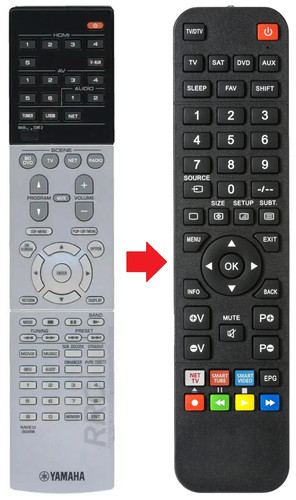 Telecomando adatto per - , yamaha