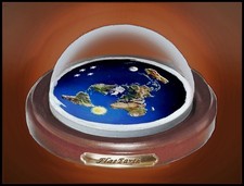 Modello display cupola mappa