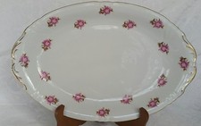 ROYAL HEIDELBERG WINTERLING VALLEY ROSE SERVIZIO PIATTO ROSE & ORO BAVARIA 13"