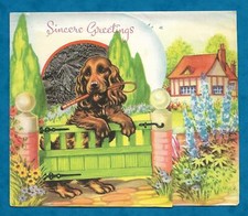 SWEET C1950s BIRTHDAY CARD -