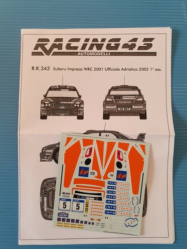 Subaru impreza wrc - 1/43, rally