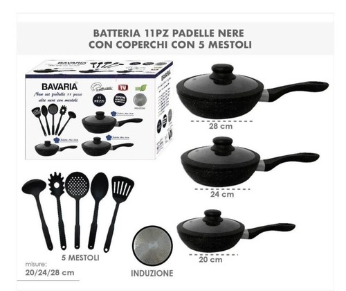Bavaria set padelle - bavaria, 3
