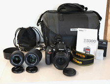 Nikon D3300 Camera & 3 Lens