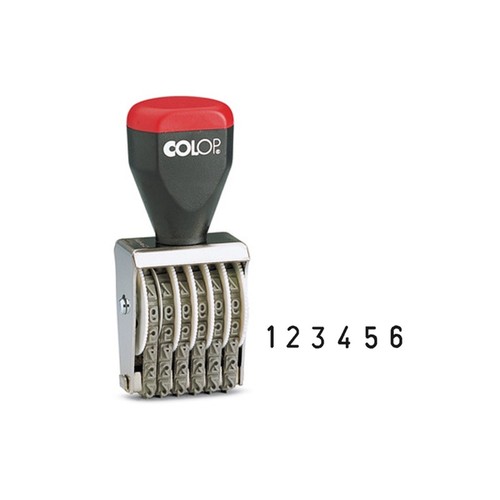 Timbro 04006 numeratore 6 - timbro,
