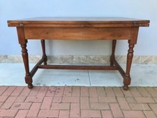 Tavolo a Libro in Noce a Rocchetto - Restaurato (in corso d'opera)_car 2737